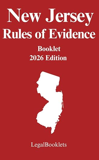 New Jersey Rules of Evidence (2026 Edition) booklet cover