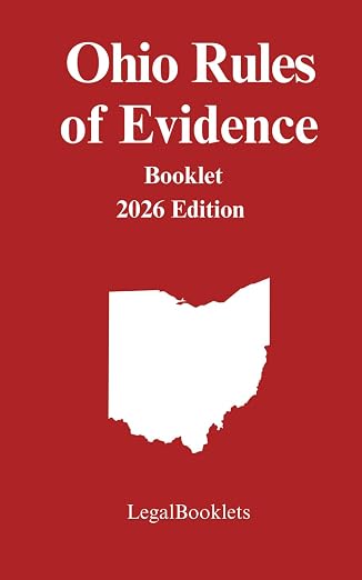 Ohio Rules of Evidence (2026 Edition) booklet cover