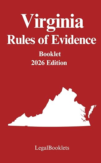 Virginia Rules of Evidence (2026 Edition) booklet cover