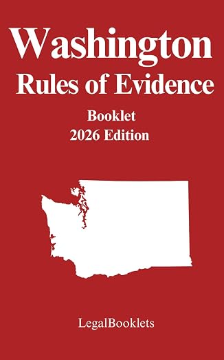 Washington Rules of Evidence (2026 Edition) booklet cover